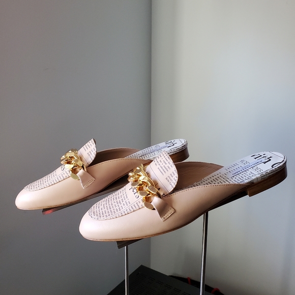 John Galliano Chain Leather Loafers - Picture 9 of 11